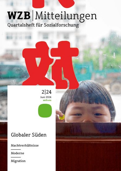 Cover der WZB-Mitteilungen 184 Globaler Süden 